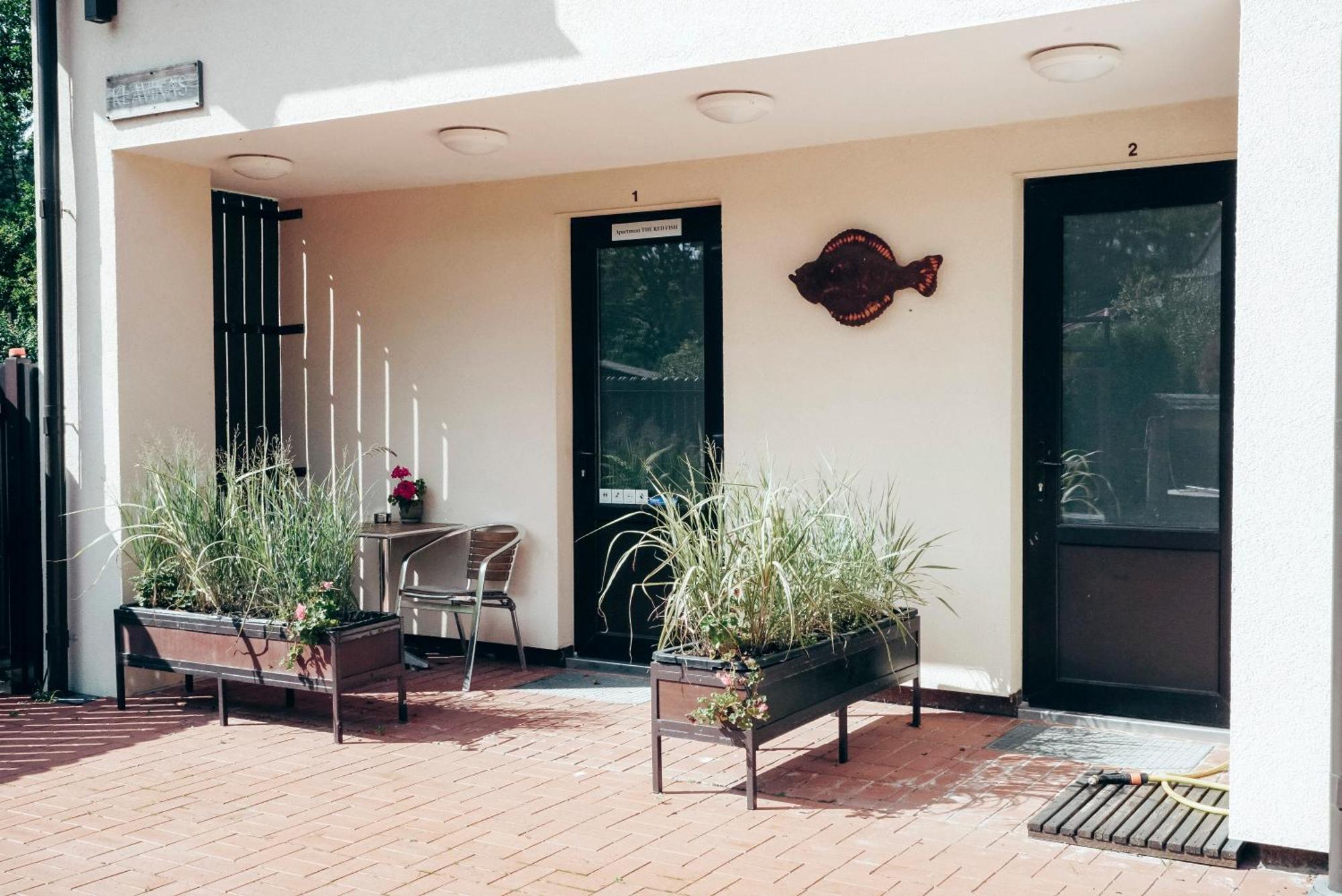 Seaside Studio Apartment The Red Fish Apšuciems Exterior foto